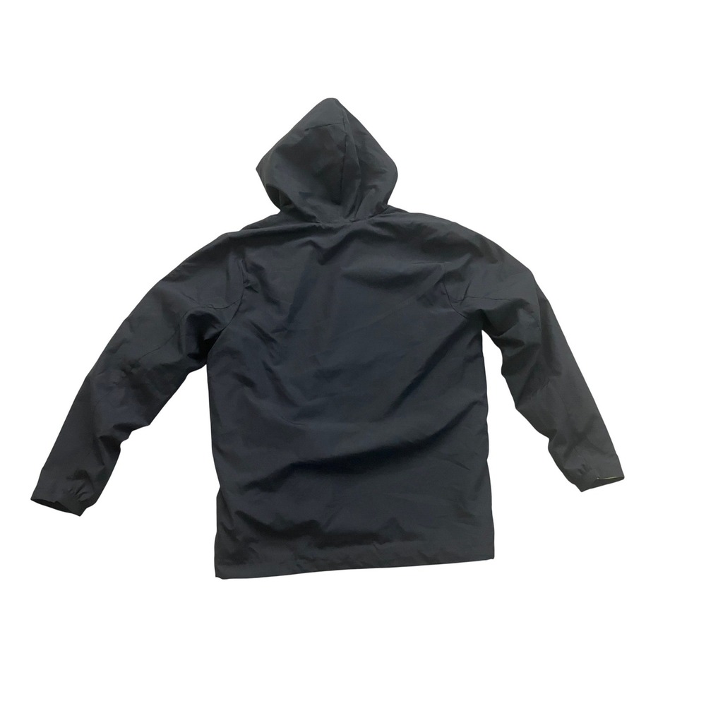 Adidas Primeblue Mens Large Black Neon Yellow Fleece‎ Lined Hooded Jacket L NWOT - Picture 3 of 13
